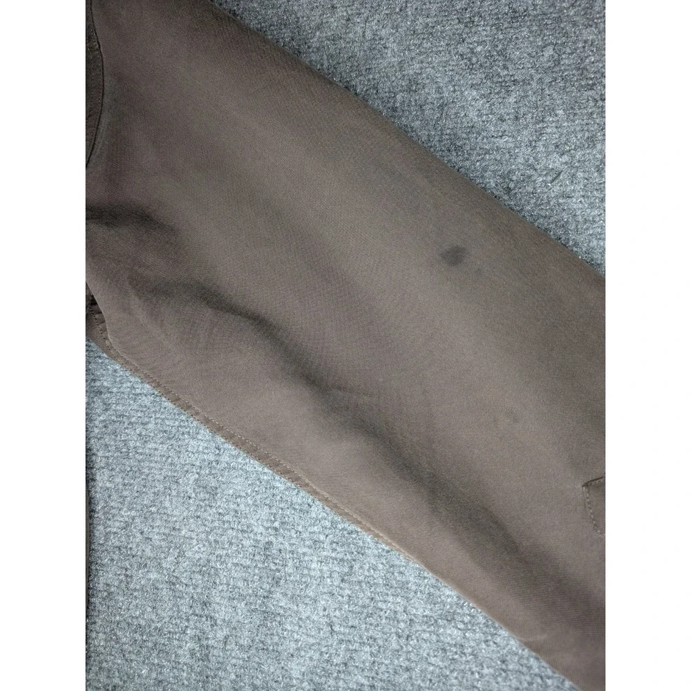 THE NORTH FACE Men's Large Solid Brown Shirt Button Lower Front‎ Logo